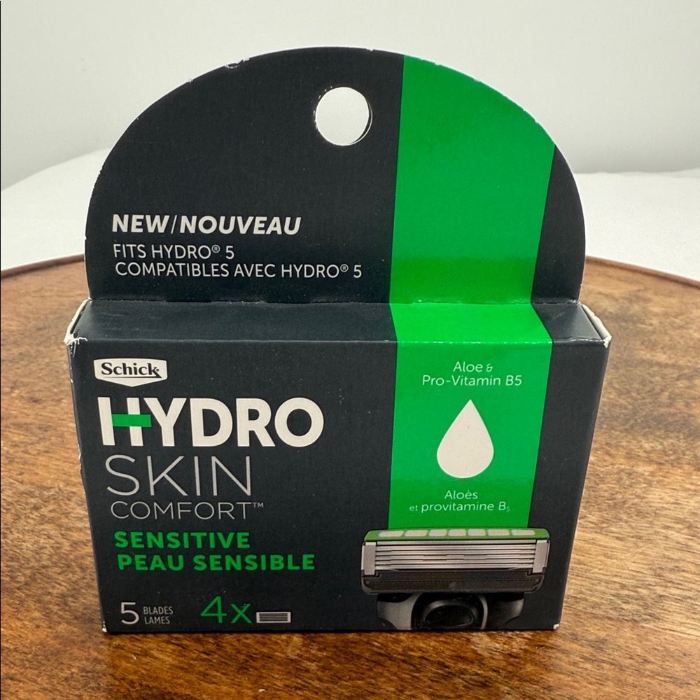 Schick Hydro Cartridge Refills 5 Blade Skin Comfort Sensitive Hydro 5